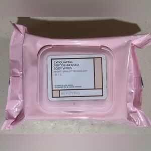 BeautyBio Exfoliating Body Wipes - Pink